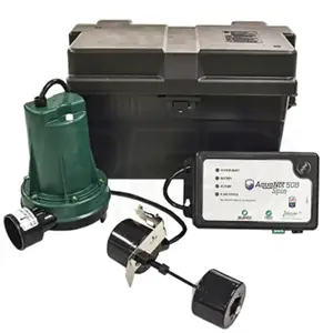 Zoeller Aquanot 508-0005 battery backup sump pump system
