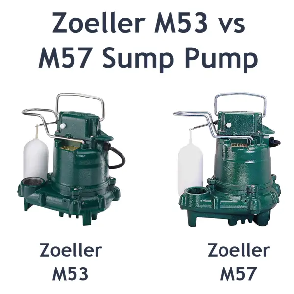 Zoeller M53 vs M57 sump pumps.