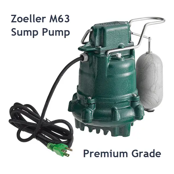 Zoeller M63 sump pump Premium Grade