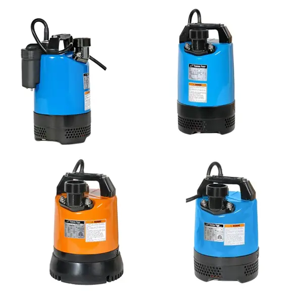 Tsurumi dewatering pump examples.