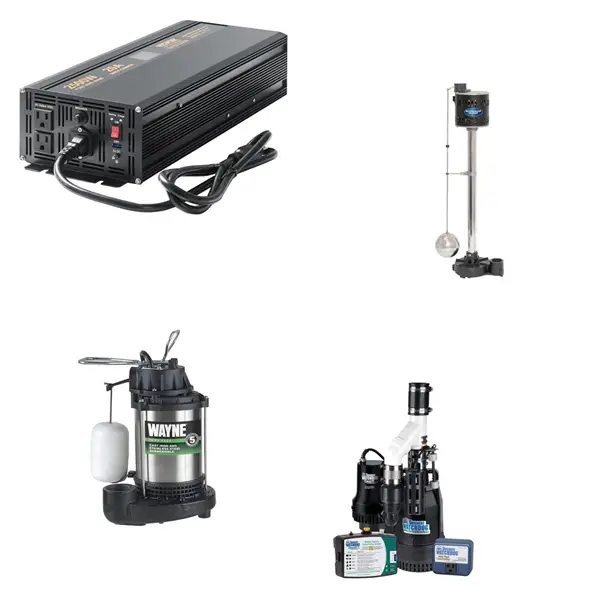 Backup sump pump inverter, pedestal sump pump, submersible sump pump, primary and backup sump pump system. A reliable sump pump system is mandatory for your successful basement home renovation plans.